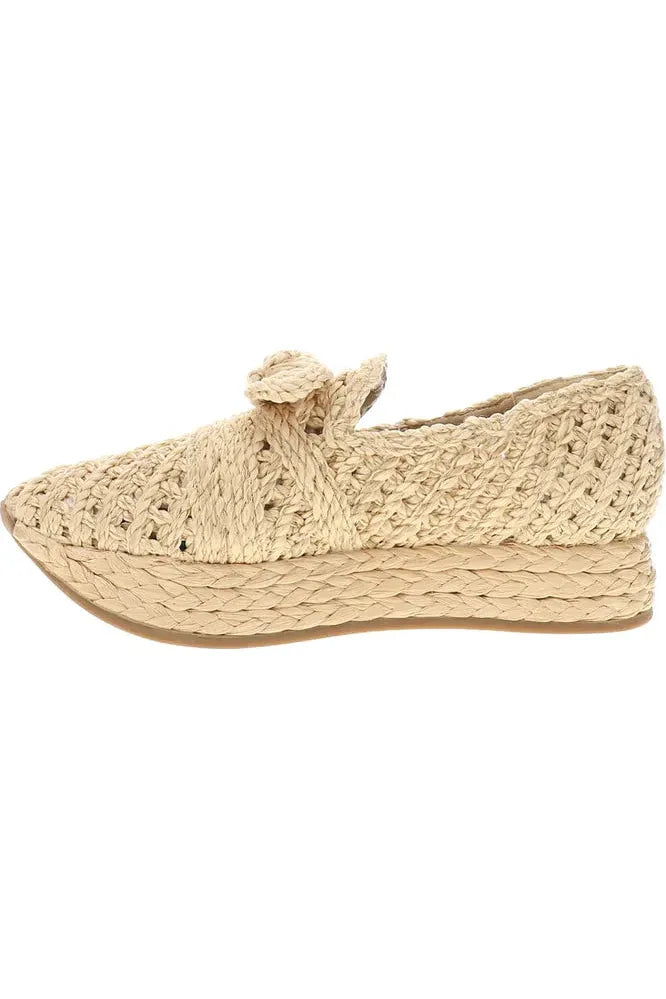 Matisse ~ Espanola Raffia Platform Loafers
