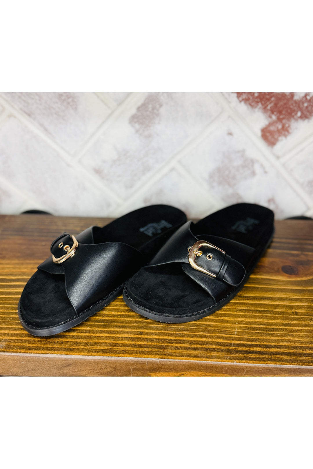 Corkys | Passport Black Sandal