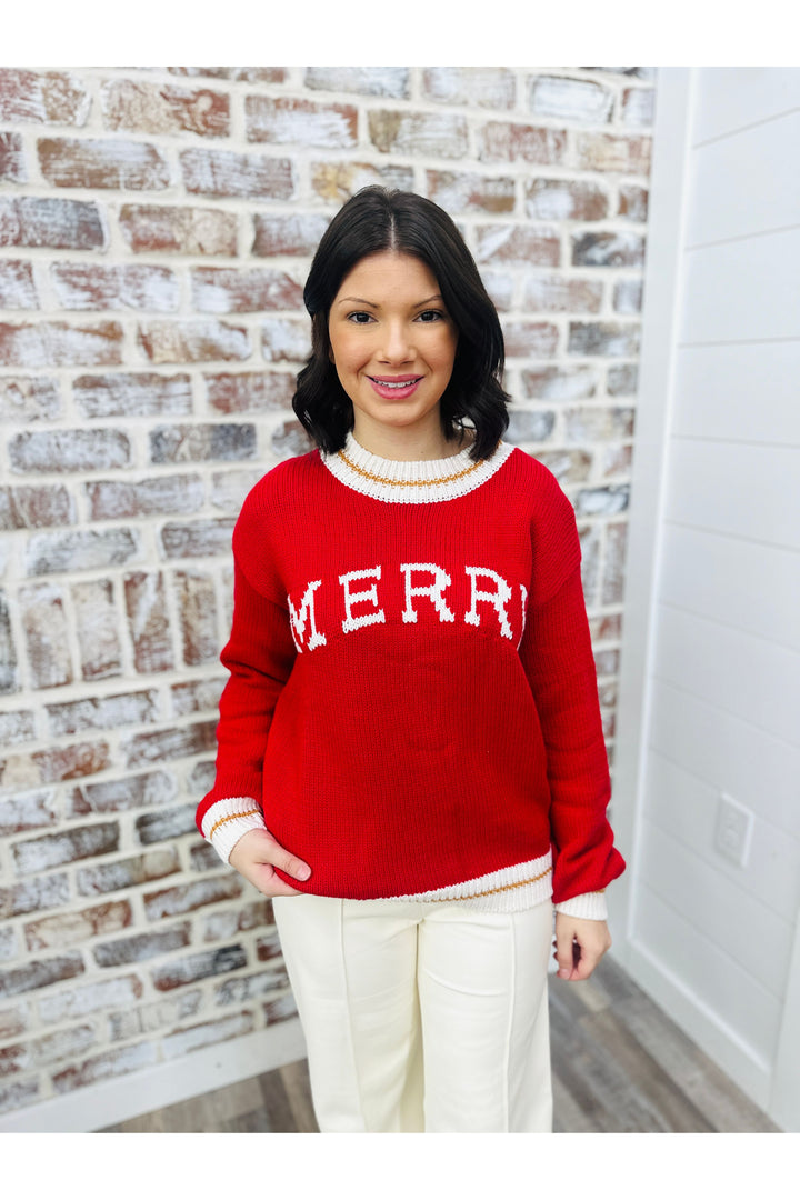 Merry Design Sweater