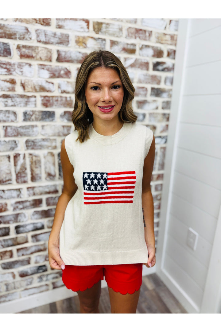 American Knit Flag Tank