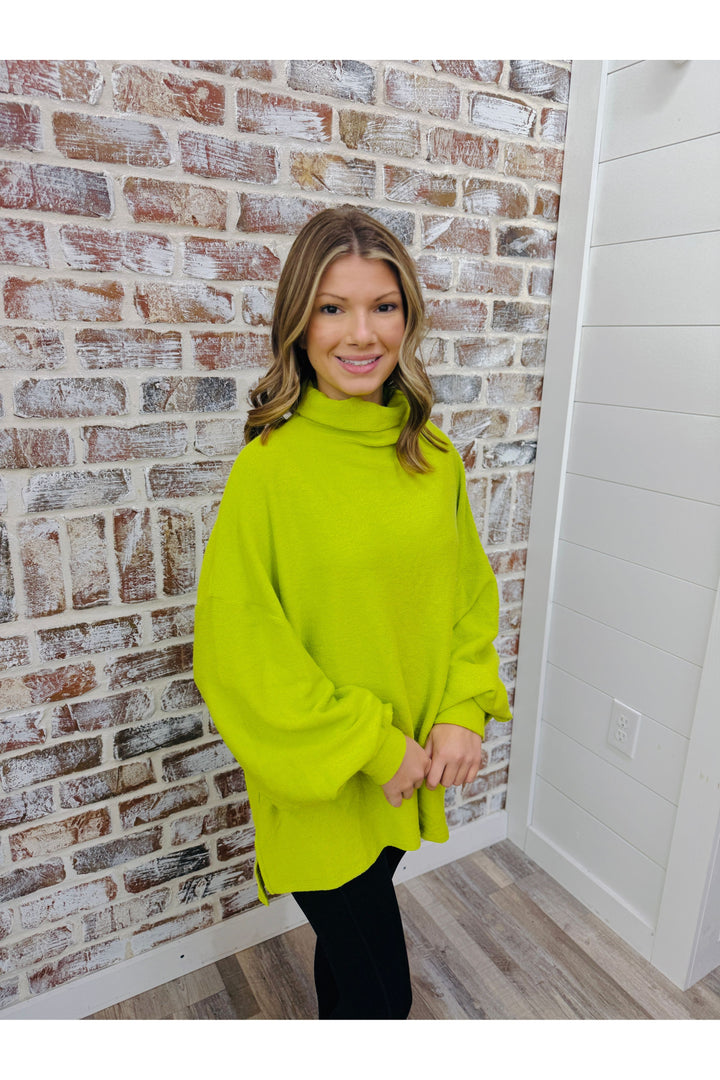 Lime Green Tunic Top
