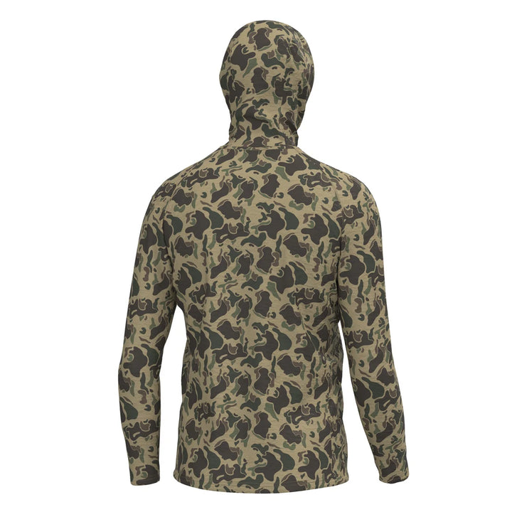 Local Boy | Heather Blend Hoodie - Retro Camo
