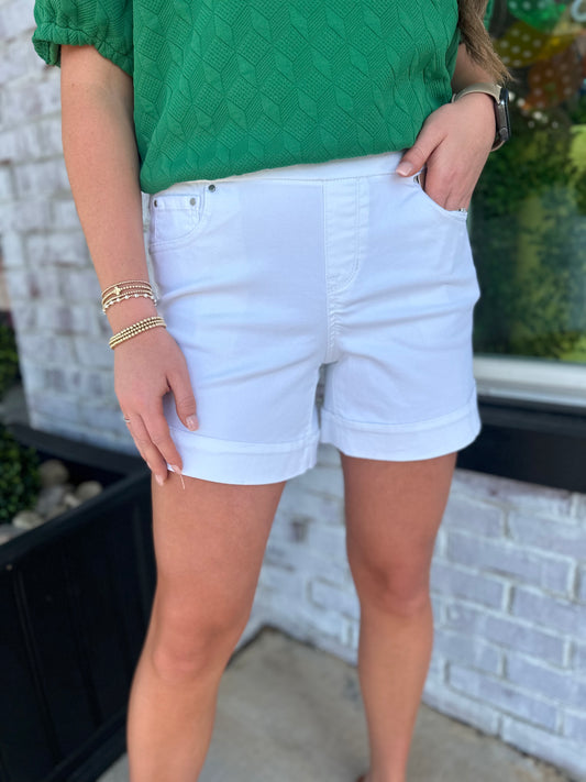 Alana Slimming Shorts |White