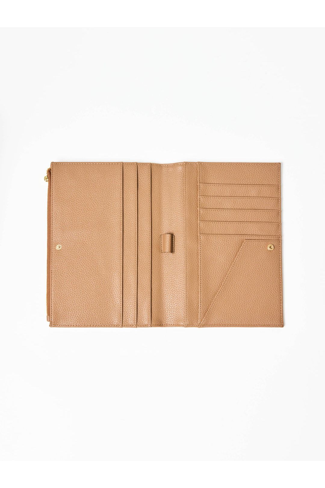 Mary Square Essential Quilted Organizer | Camel
