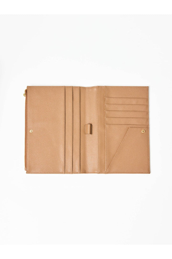 Mary Square Essential Quilted Organizer | Camel