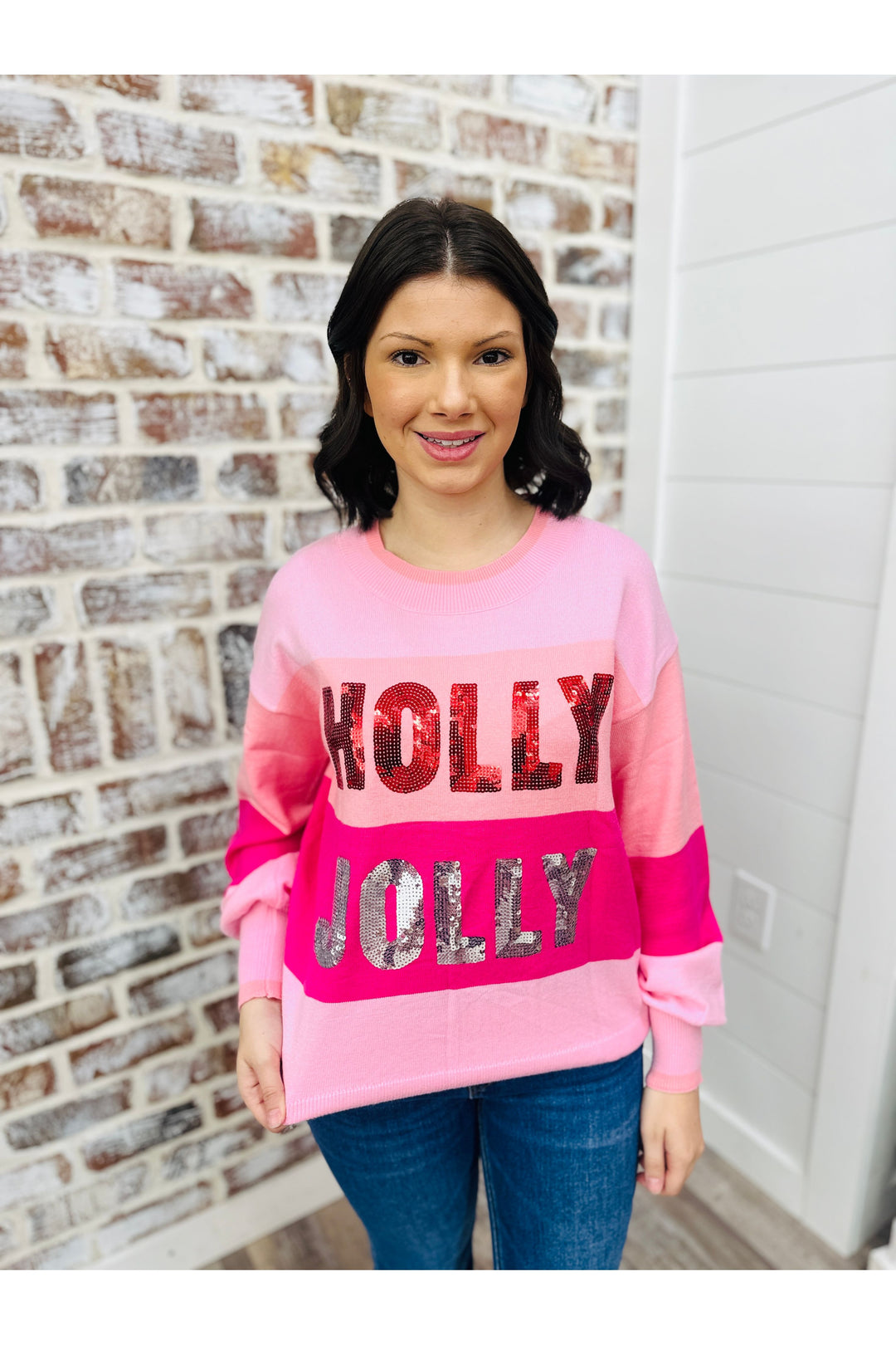 Holly Jolly Stripe Sweater