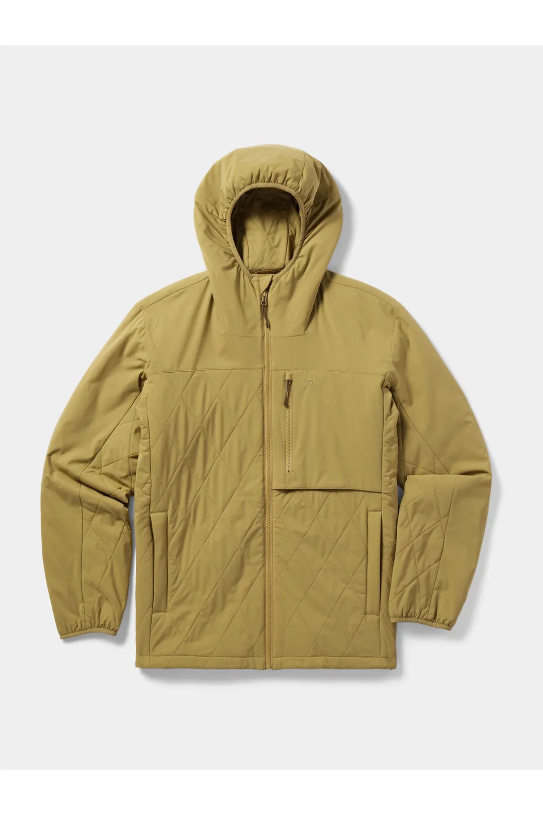 Insulated hoodie color is wheat