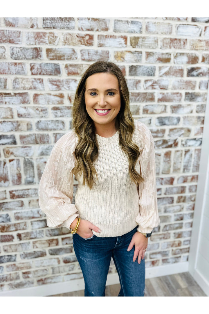 Vintage Blush Sweater Top