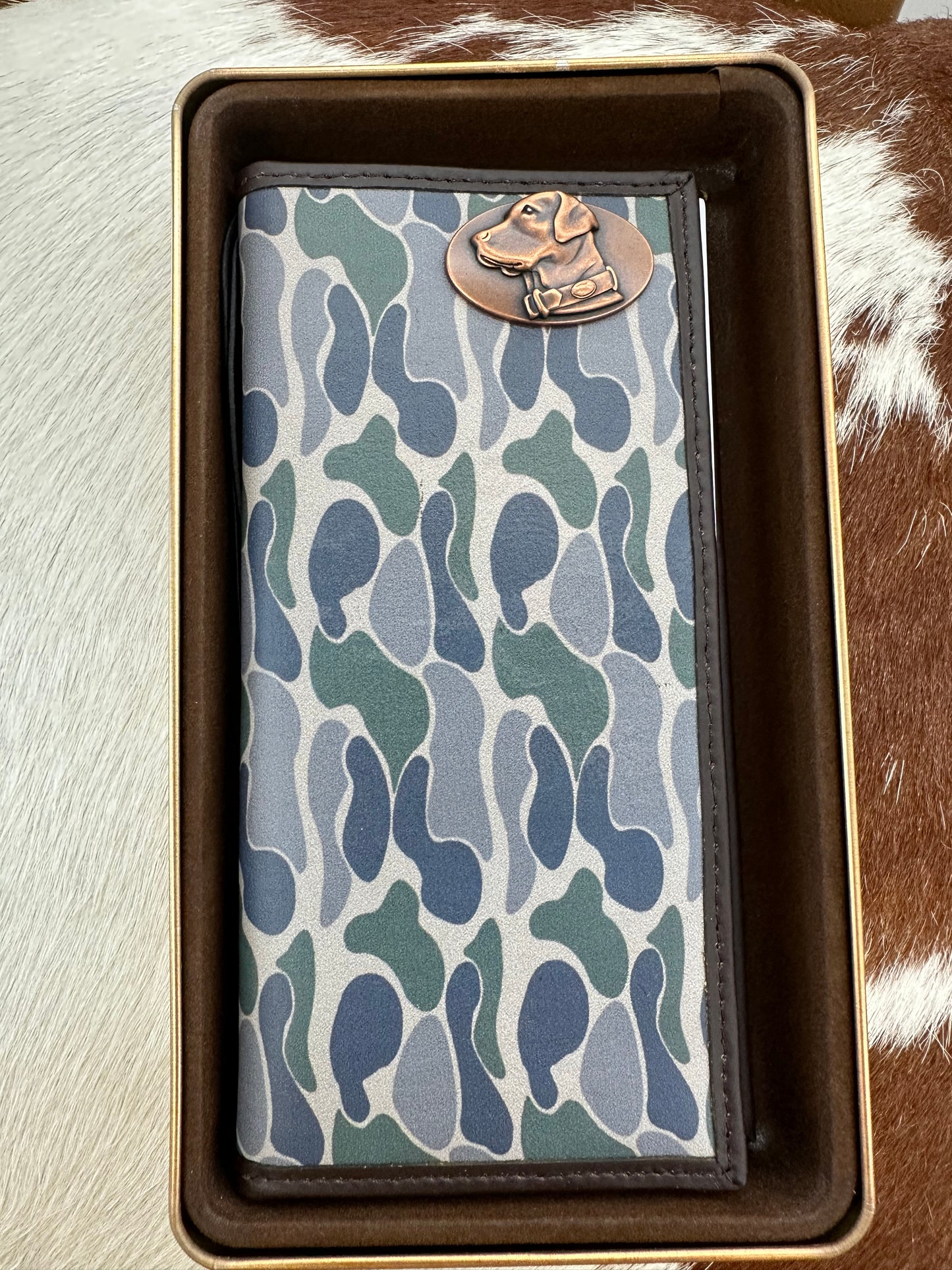 Old School Camo Long Wallet