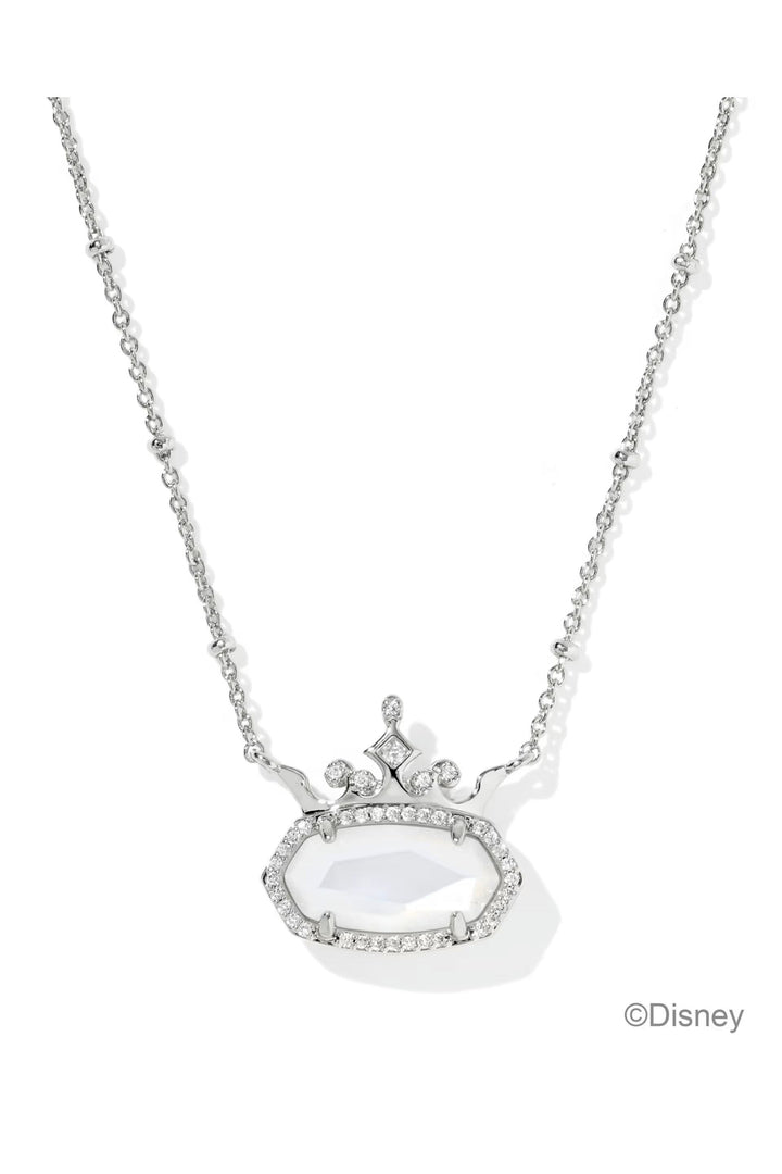 Disney | Kendra Scott Elisa Princess Silver Short Pendant Necklace