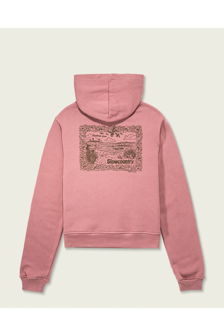 Marsh Wear | Women's Postcard Hoodie - Mauve