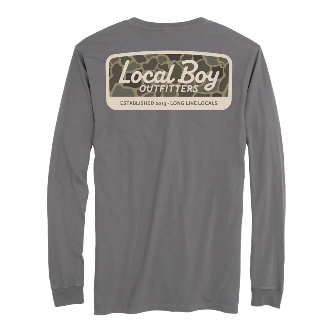 Local Boy| Youth Brush Camo Mark Long Sleeve T-Shirt