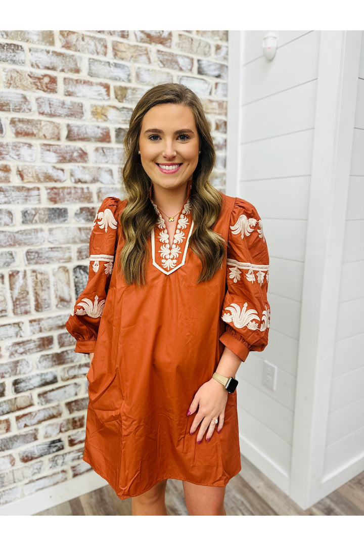 Embroidered Moments Dress