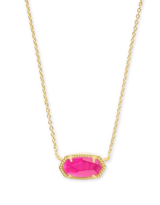 Kendra Scott| ELISA SHORT PENDANT NECKLACE GOLD AZALEA ILLUSION