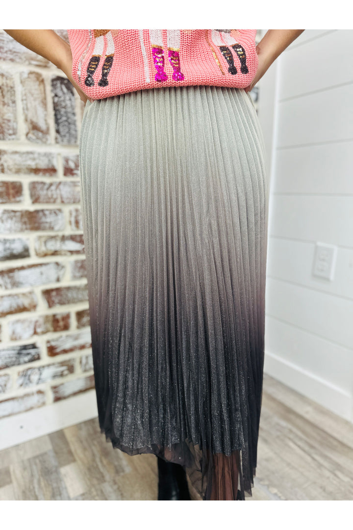 Shimmer & Shine Midi Skirt