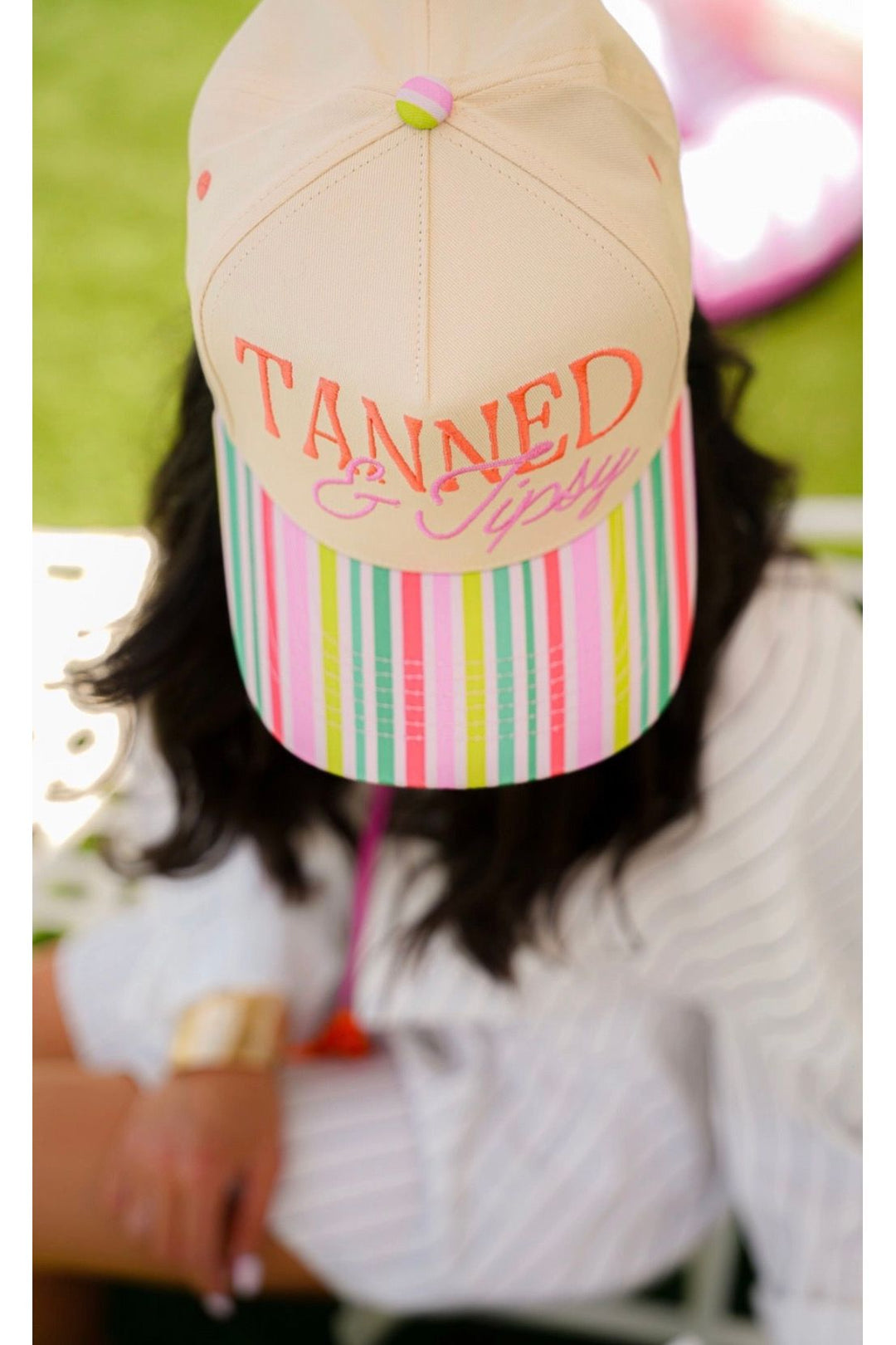 Tanned & Tipsy Canvas Cap