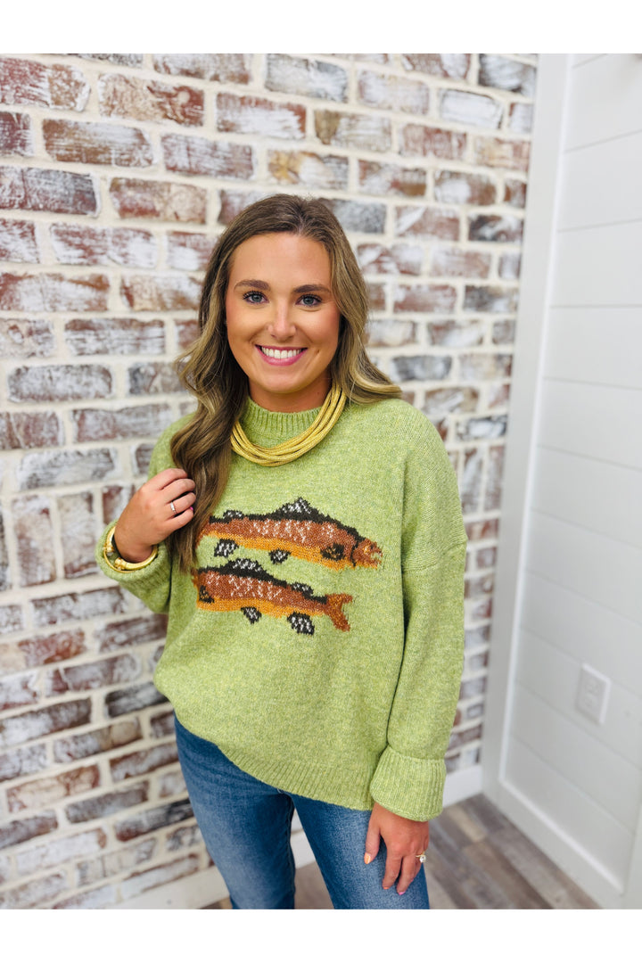 Cast Away Trout Sweater