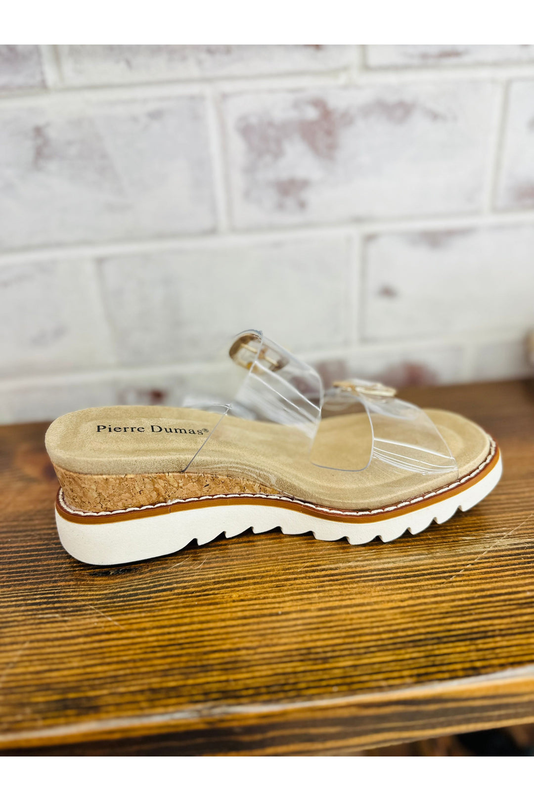 Lucite Clear Sandal