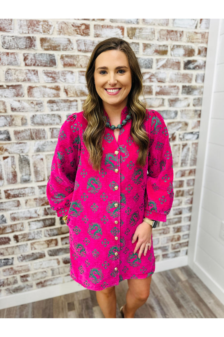 Raspberry Royale Dress