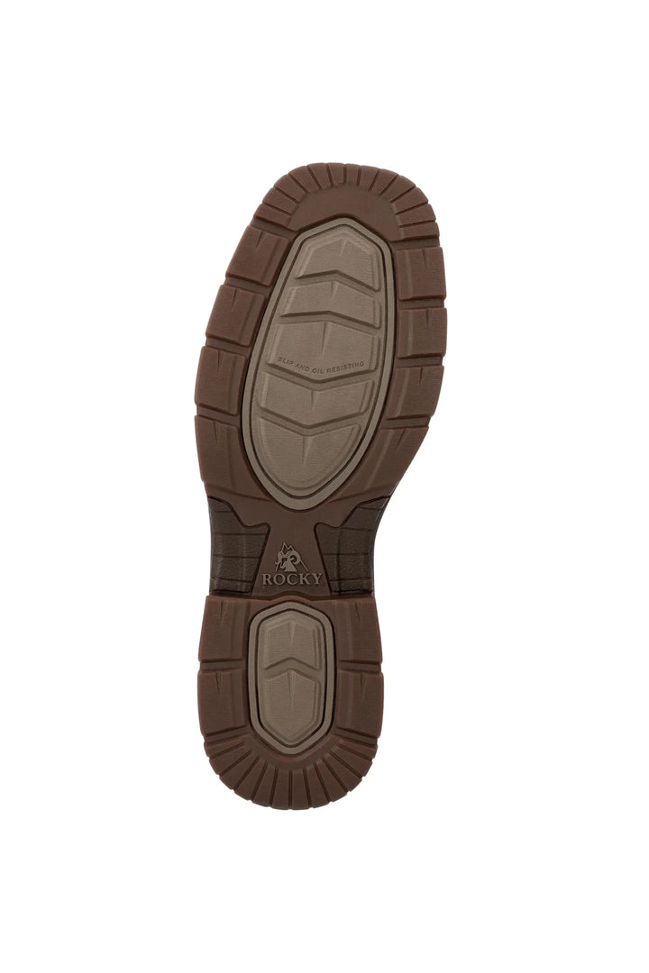 Rocky Men's Ride LTE 11" Dark Brown & Duck Camo Waterproof Western Boot RKW0486