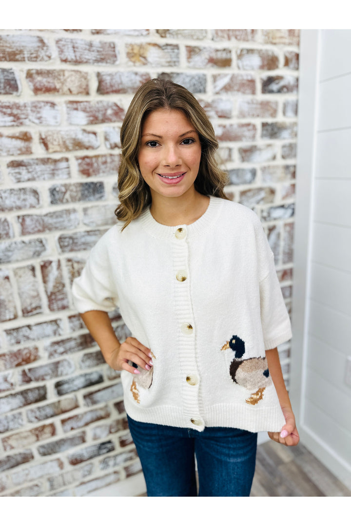 Mallard Button Up Cardigan