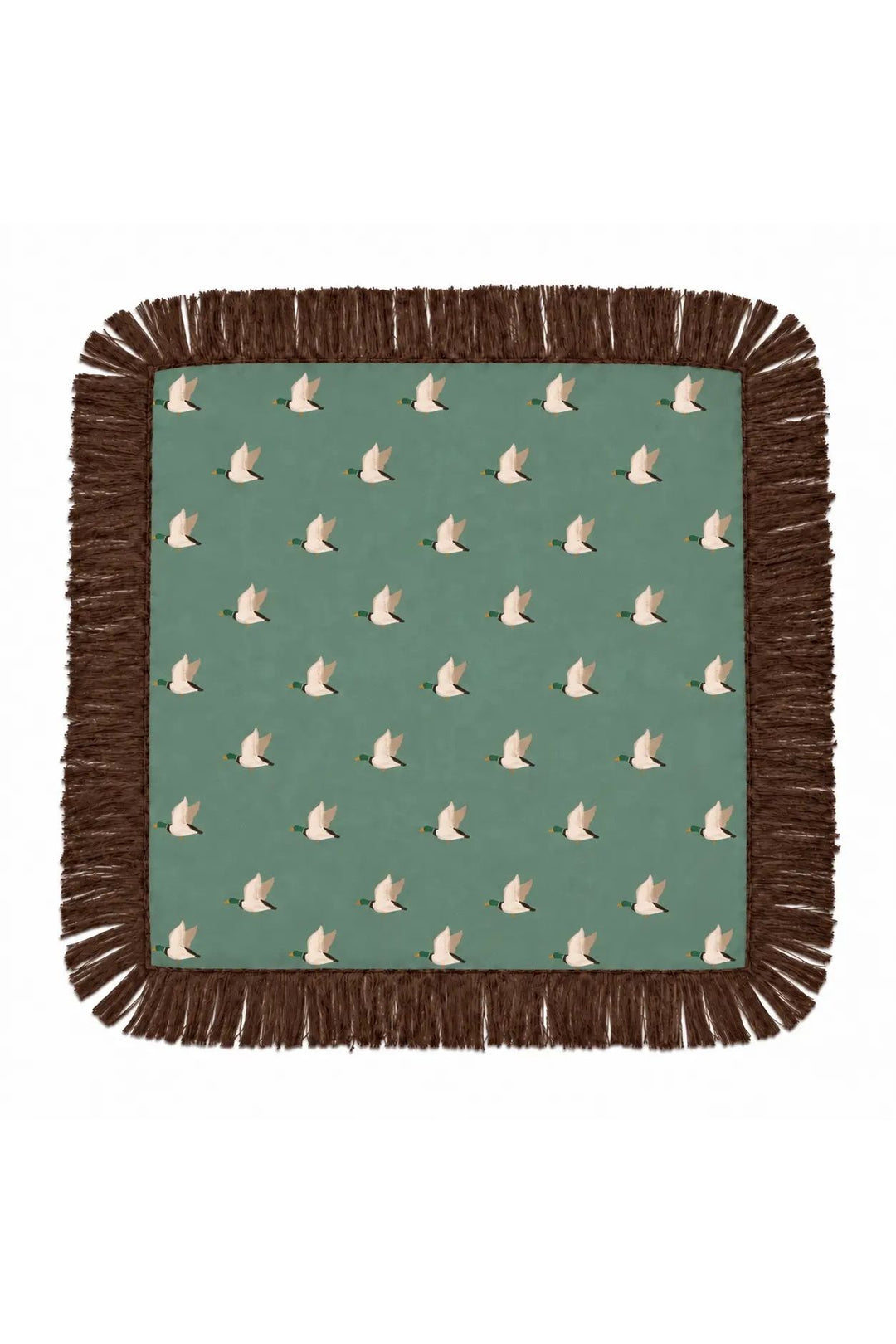The Mallard Flight Fringe Scarf