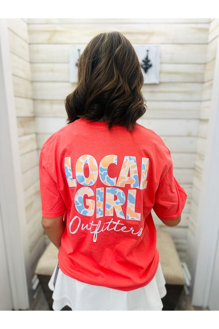 Local Girl | Absolut Sherbert SS Tee - Coral