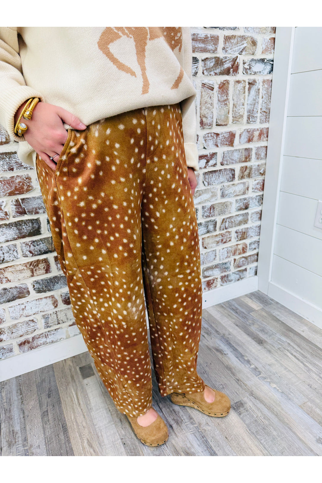 Feeling Fawn Barrel Pants