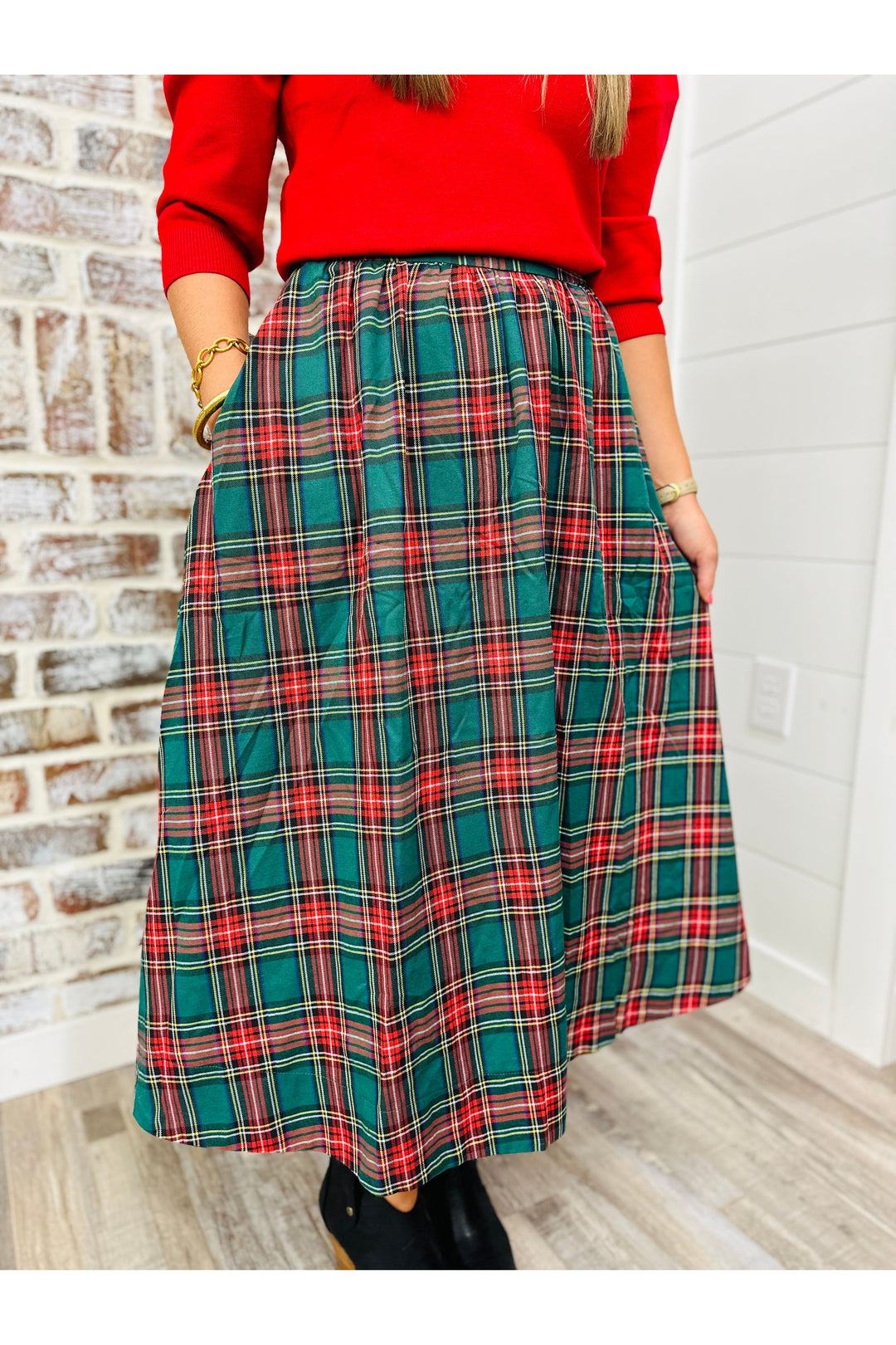 Christmas Card Ready Skirt