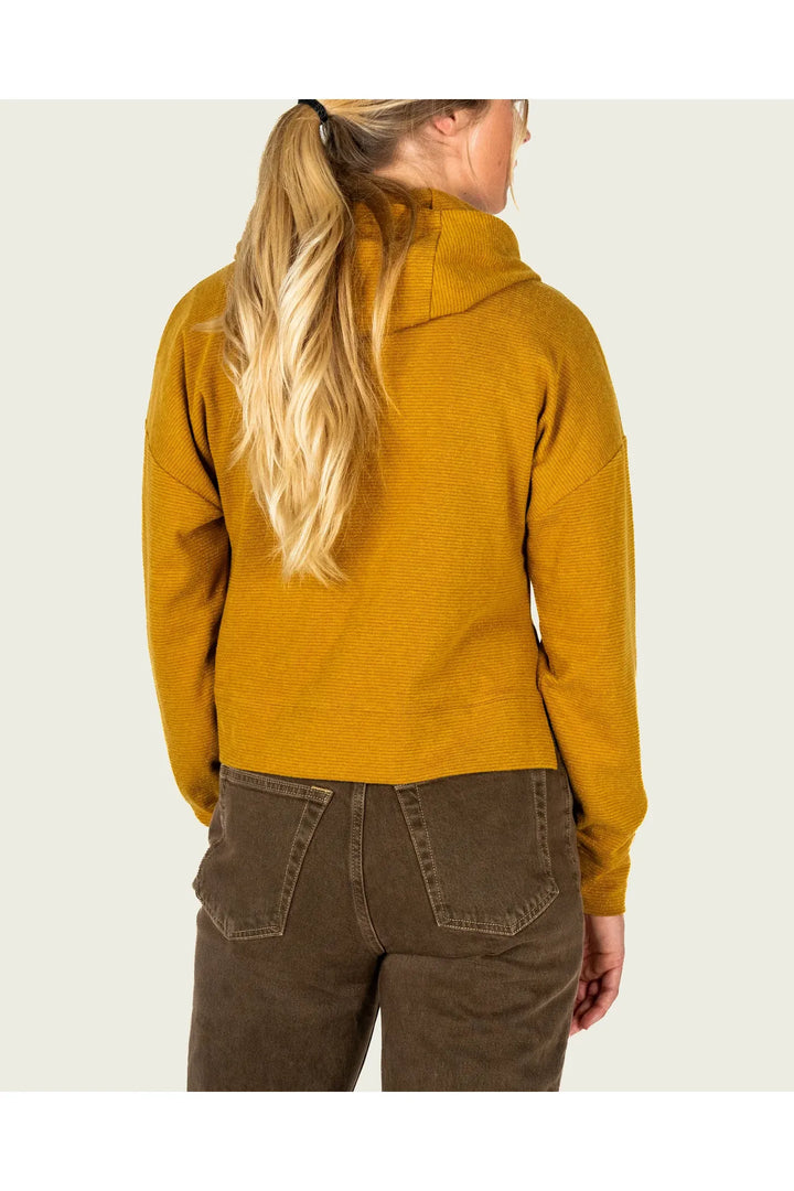 Marsh Wear | Women’s Shoreline Hoodie Buckhorn Mustard