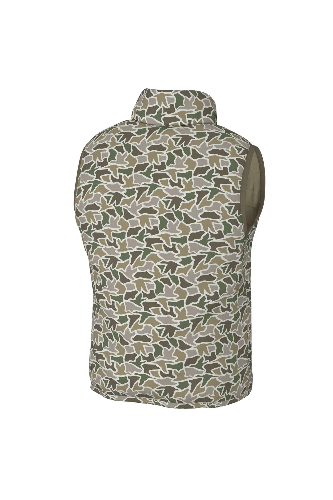 Local Boy Duck Down Reversible Vest-Duck Camo