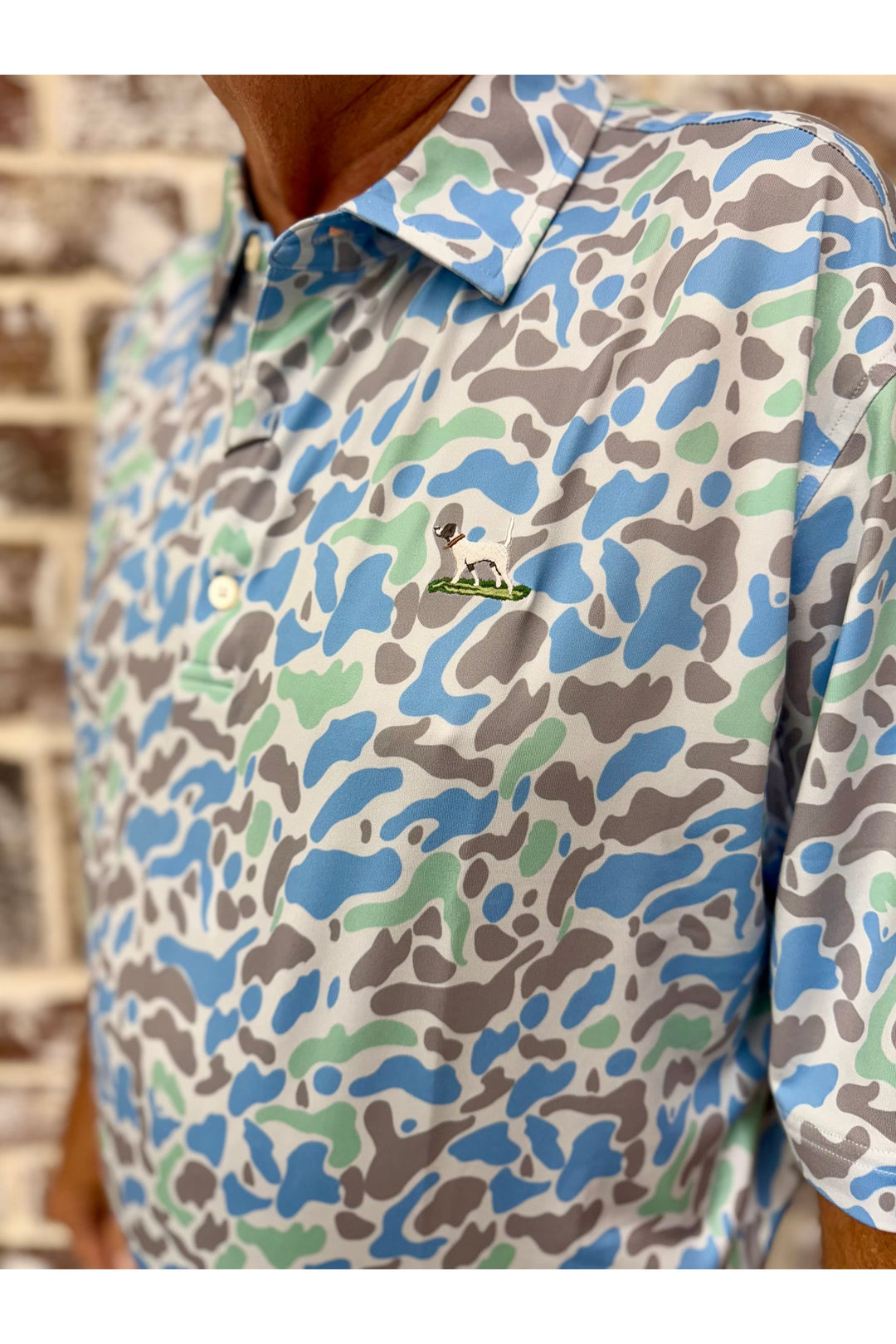 Bull & Briar | Adult Coastal Camo Polo