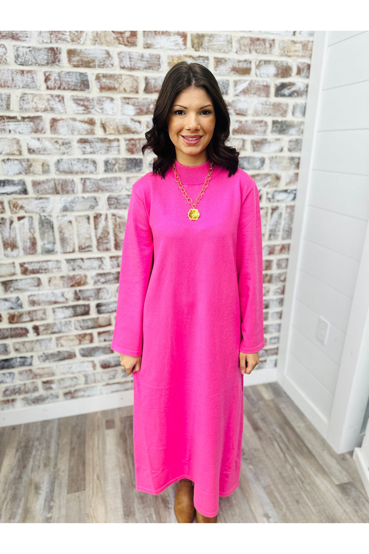 Barbie Pink Midi Dress