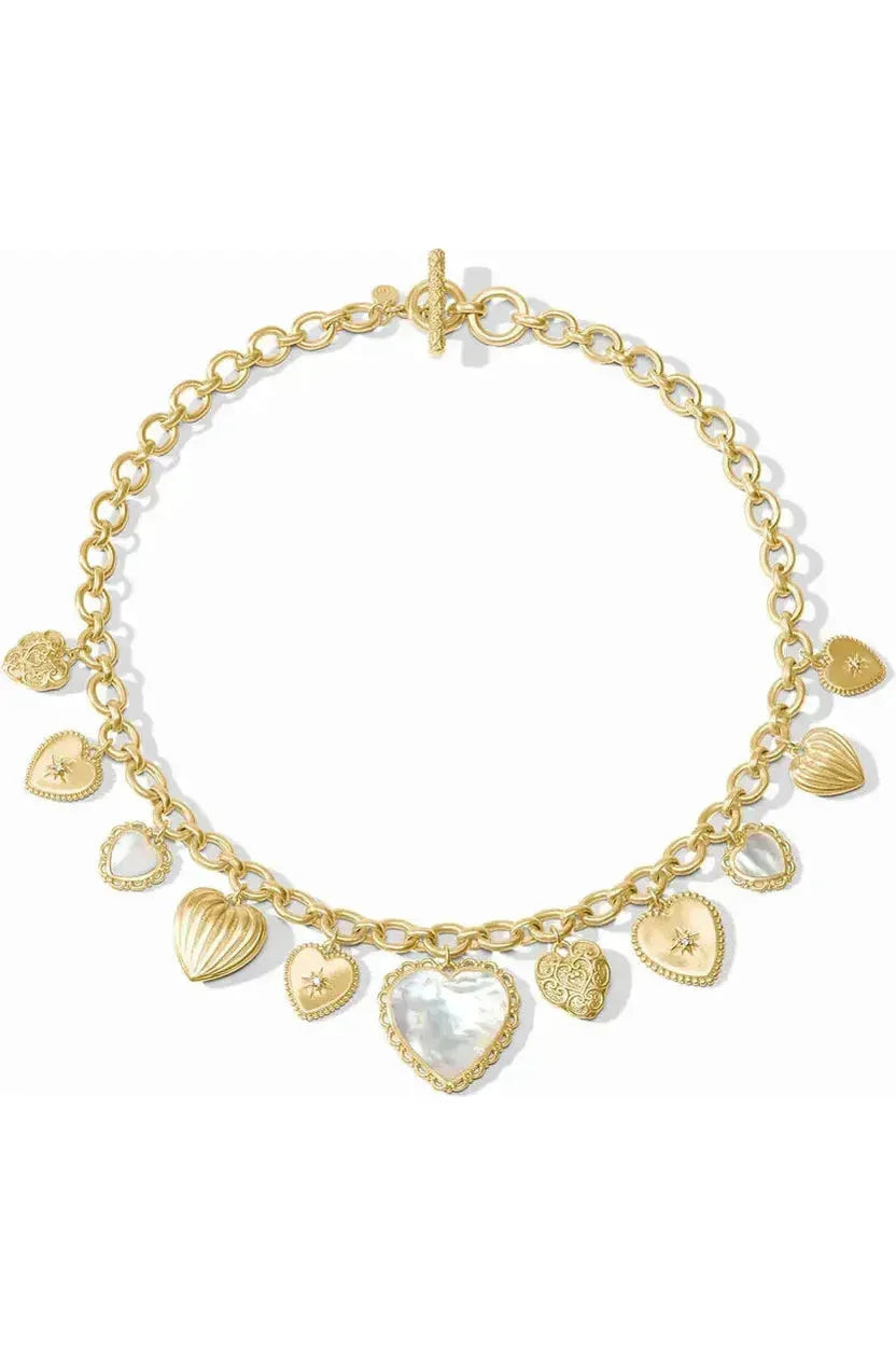 Julie Vos ~ Heart Charm Necklace