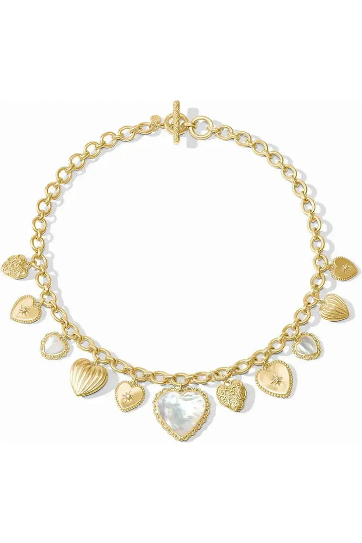 Julie Vos ~ Heart Charm Necklace