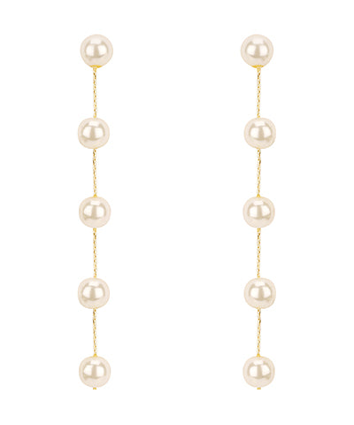 Drop Pearl Earrings