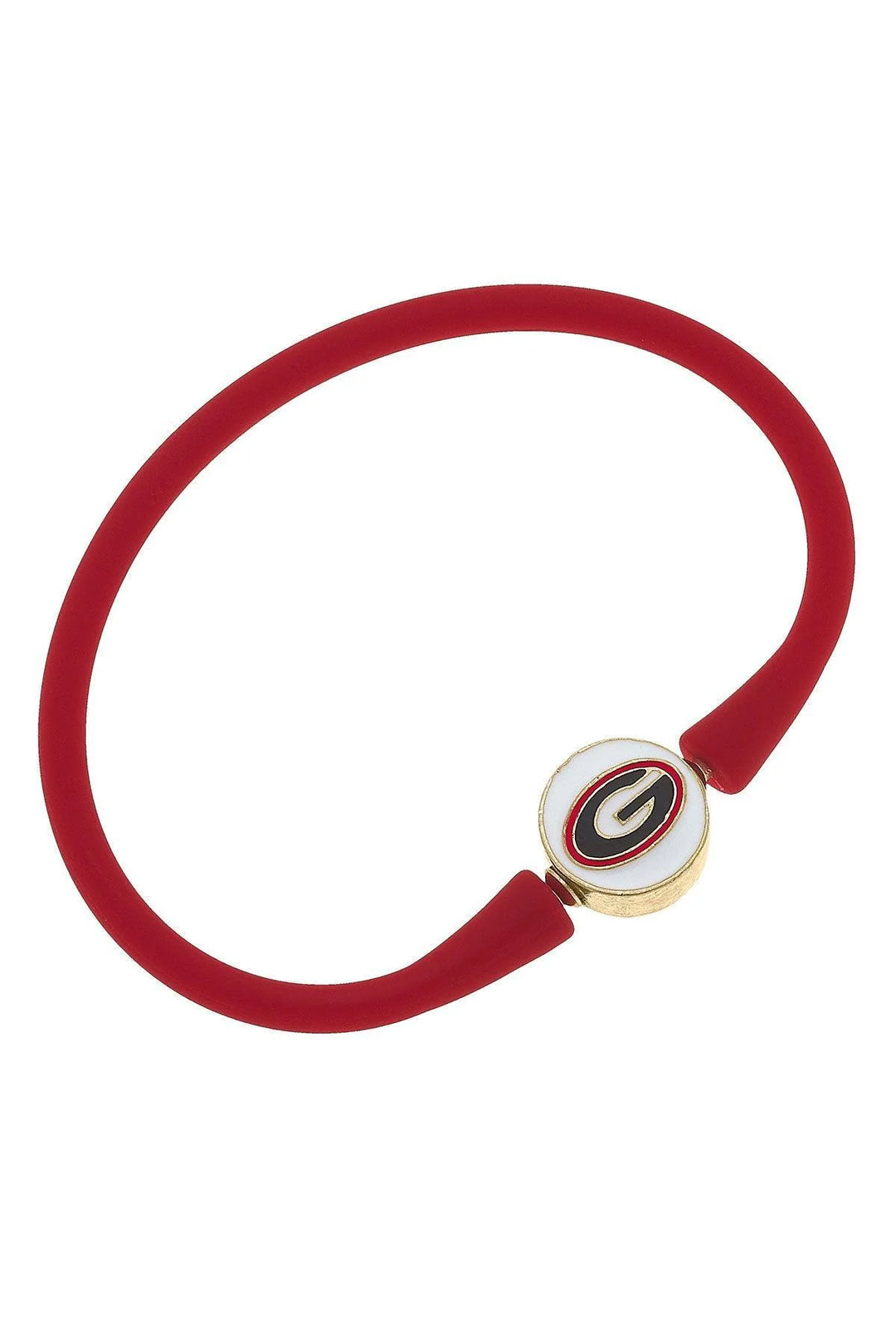Georgia Bulldogs Silicone Bracelet-Red