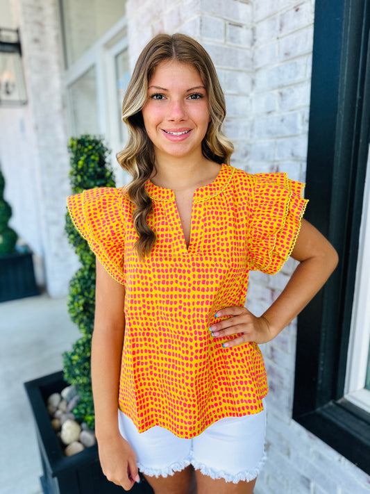 Orange Passion Top