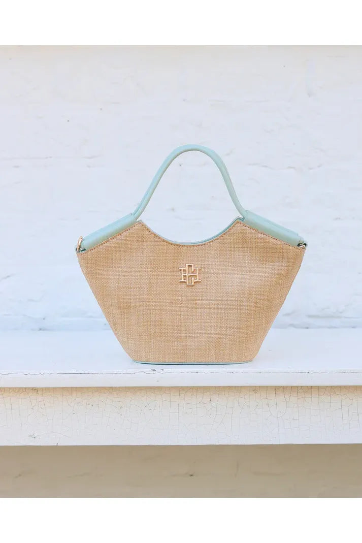 Leland Mini Tote Natural Mint