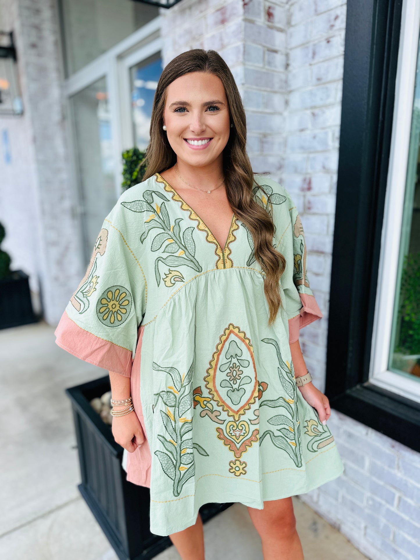 Mint Boho Chic Dress