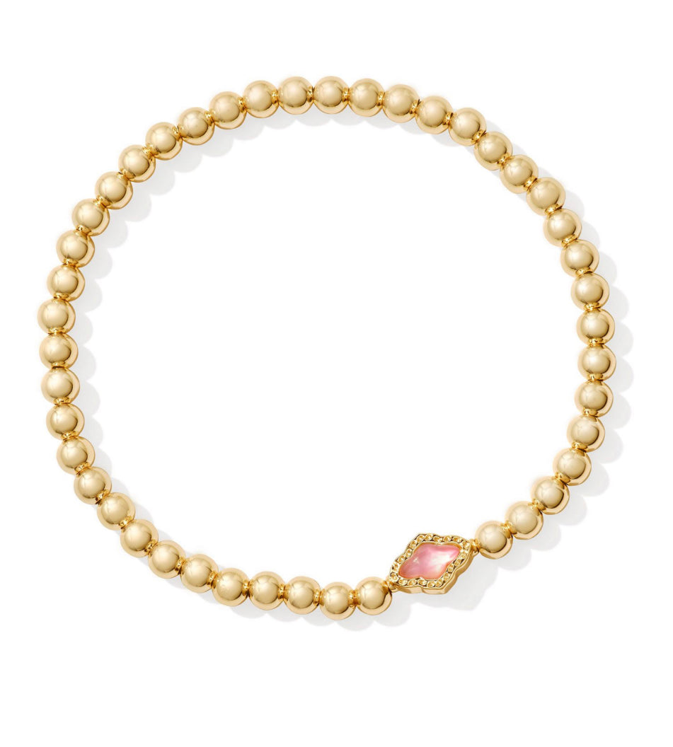 Kendra Scott| ABBIE BEADED STRETCH BRACELET GOLD AZALEA ILLUSION