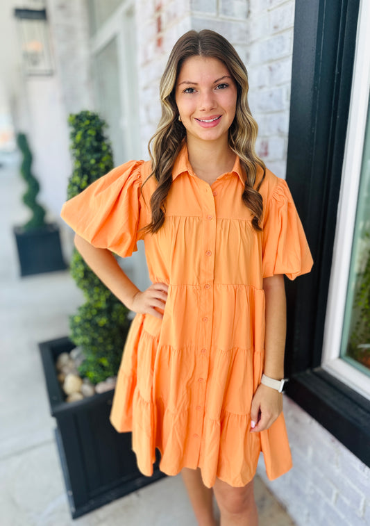 Apricot Beach Dress