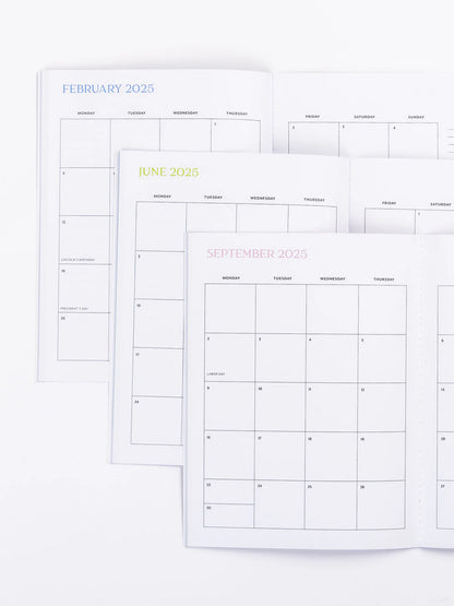 2025 Large Monthly Planner| Lock Step