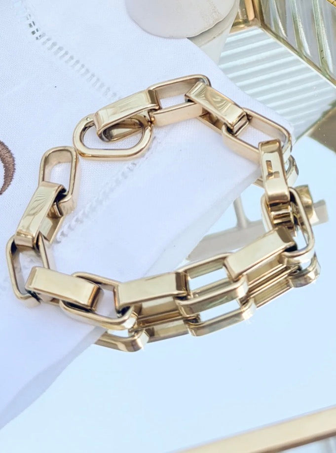 Tatum James | Square Link Bracelet