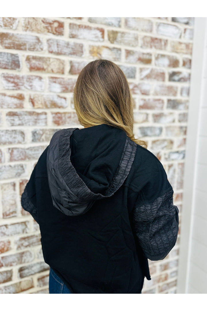 Karlie| Vneck Knit Hoodie Sweatshirt
