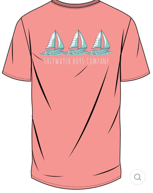 YOUTH Boat Trio Tee|Saltwater Boys