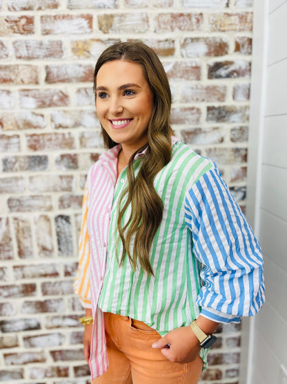 Stripes Of Color Top