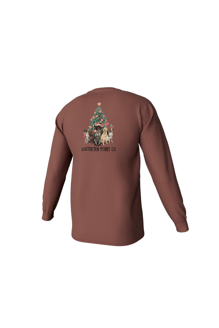 Southern Point | GUN DOG CHRISTMAS LONG SLEEVE POCKET TEE
