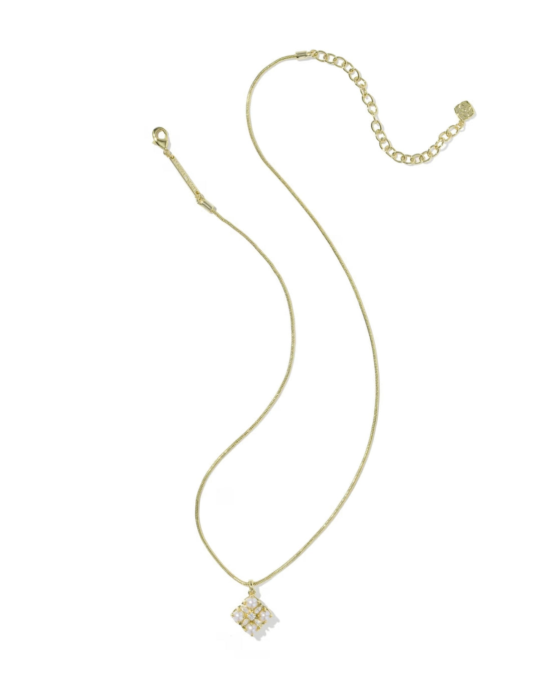 Kendra Scott | Dira Pearl Gold Short Pendant Necklace