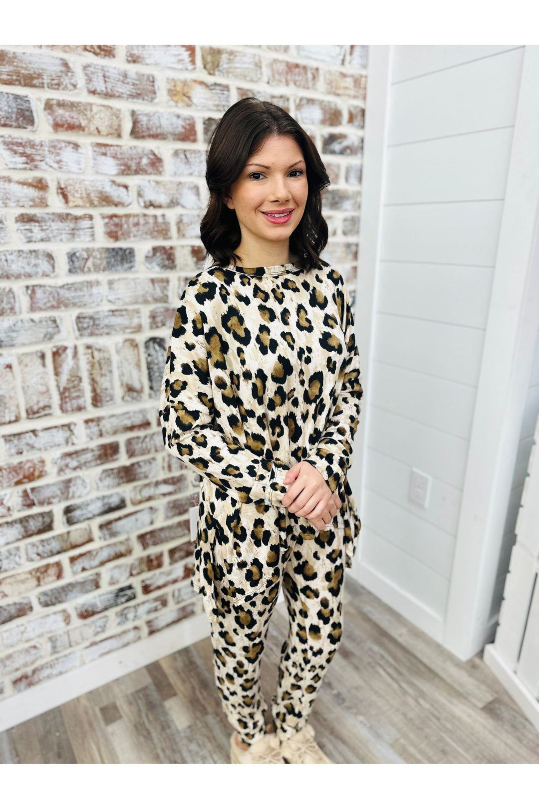 Soft Leopard Pj Set